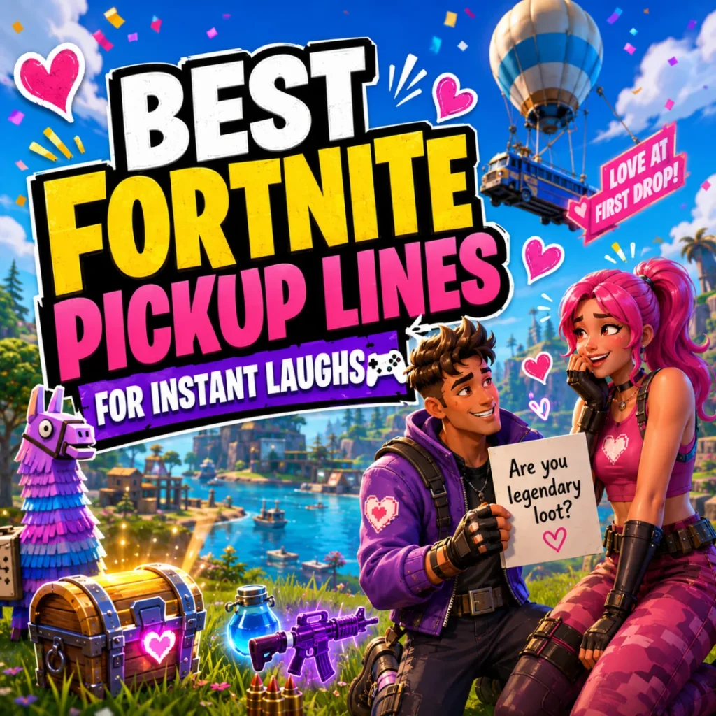 Best Fortnite Pickup Lines for Instant Laughs 🎮
