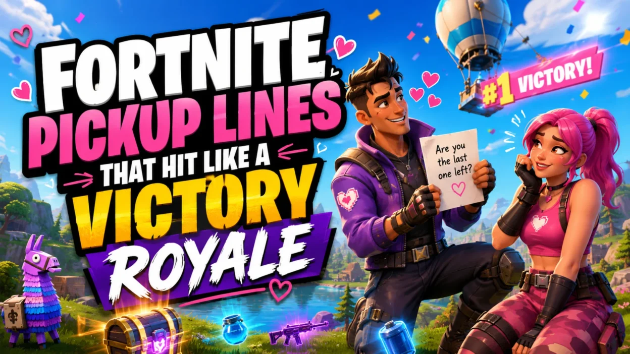 Fortnite Pickup Lines That Hit Like a Victory Royale