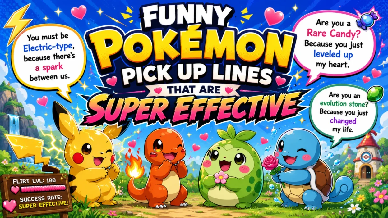Funny Pokémon Pick Up Lines That Are Super Effective