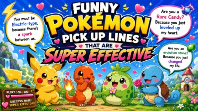 Funny Pokémon Pick Up Lines That Are Super Effective