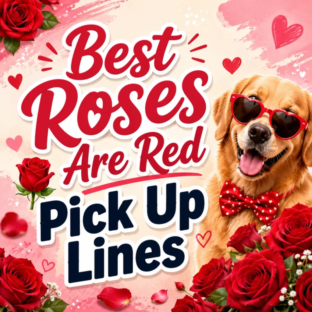 Best Roses Are Red Pick Up Lines 🌹