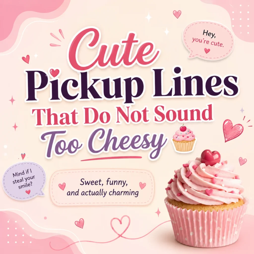 Cute Pickup Lines That Do Not Sound Too Cheesy 🧁