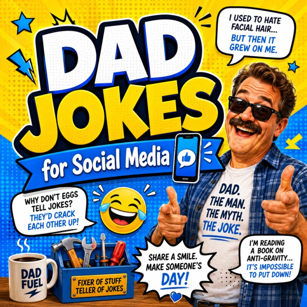 Dad Jokes for Social Media 📱