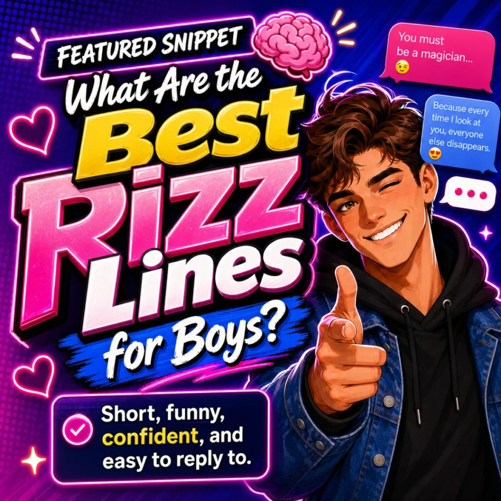 Featured Snippet: What Are the Best Rizz Lines for Boys?