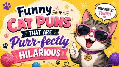 Funny Cat Puns That Are Purr-fectly Hilarious