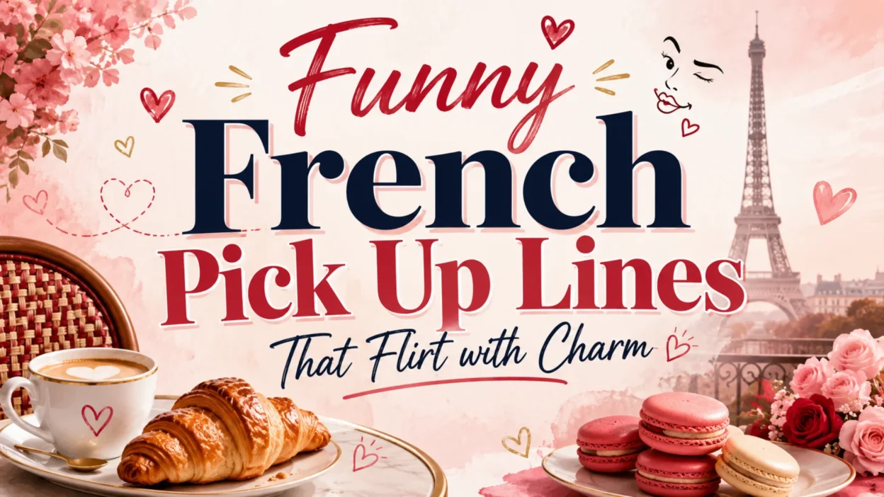Funny French Pick Up Lines That Flirt with Charm