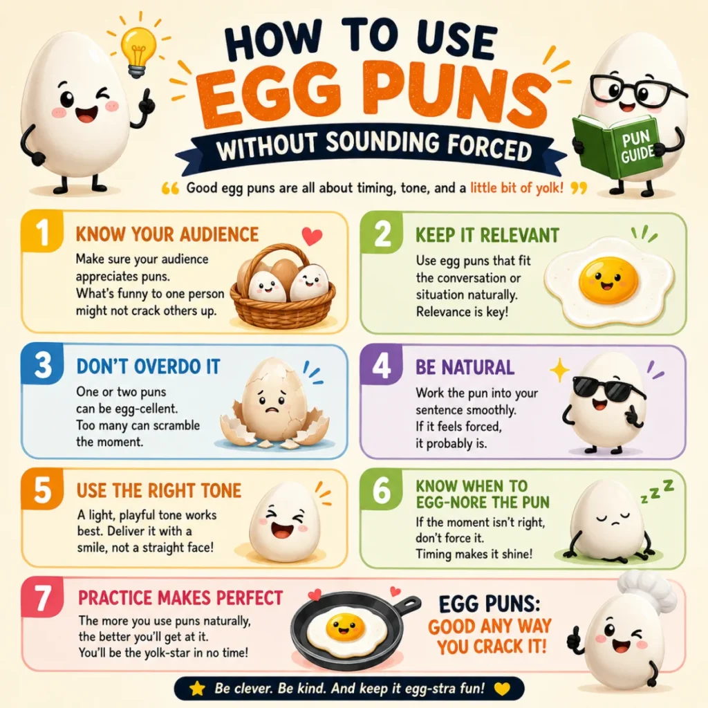 How to Use Egg Puns Without Sounding Forced