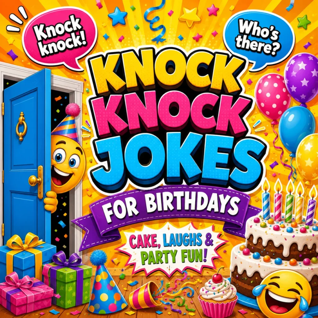 Knock Knock Jokes for Birthdays 🎂