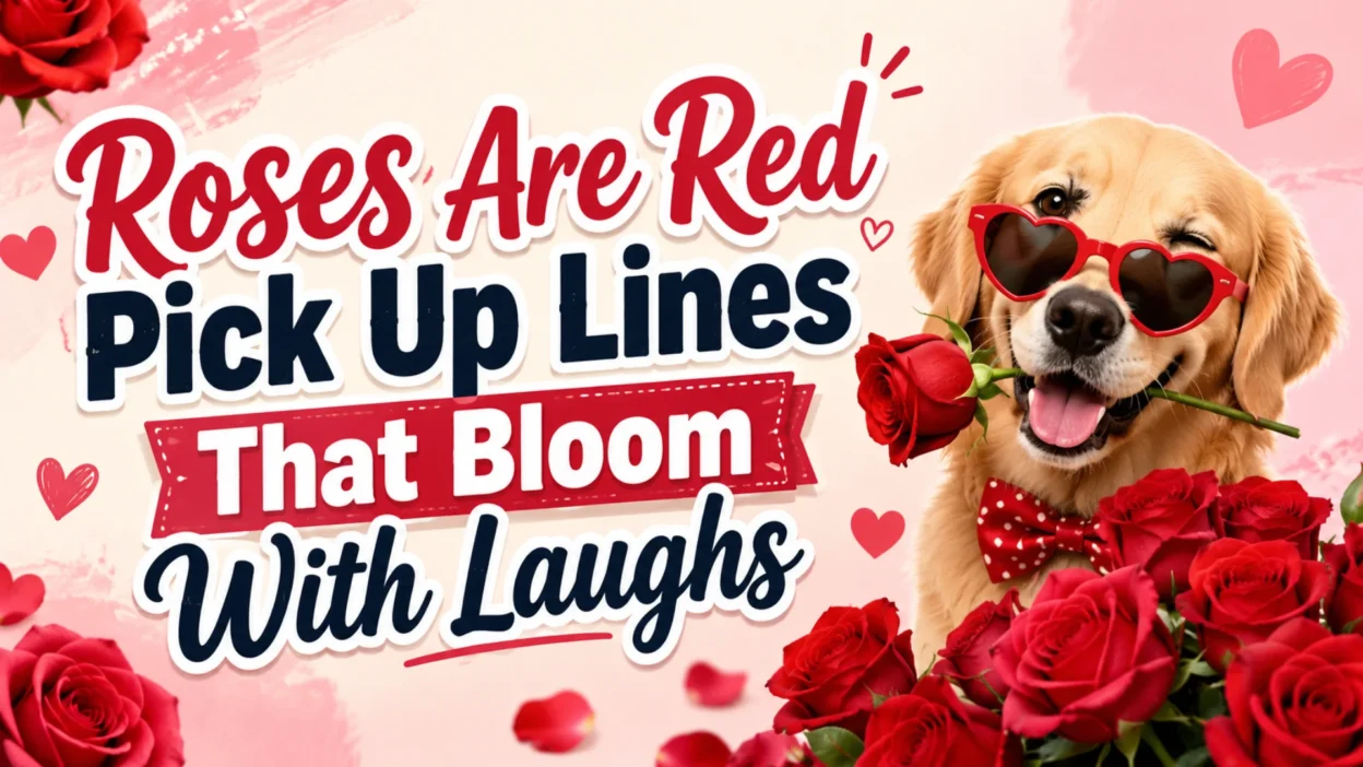 Roses Are Red Pick Up Lines That Bloom With Laughs