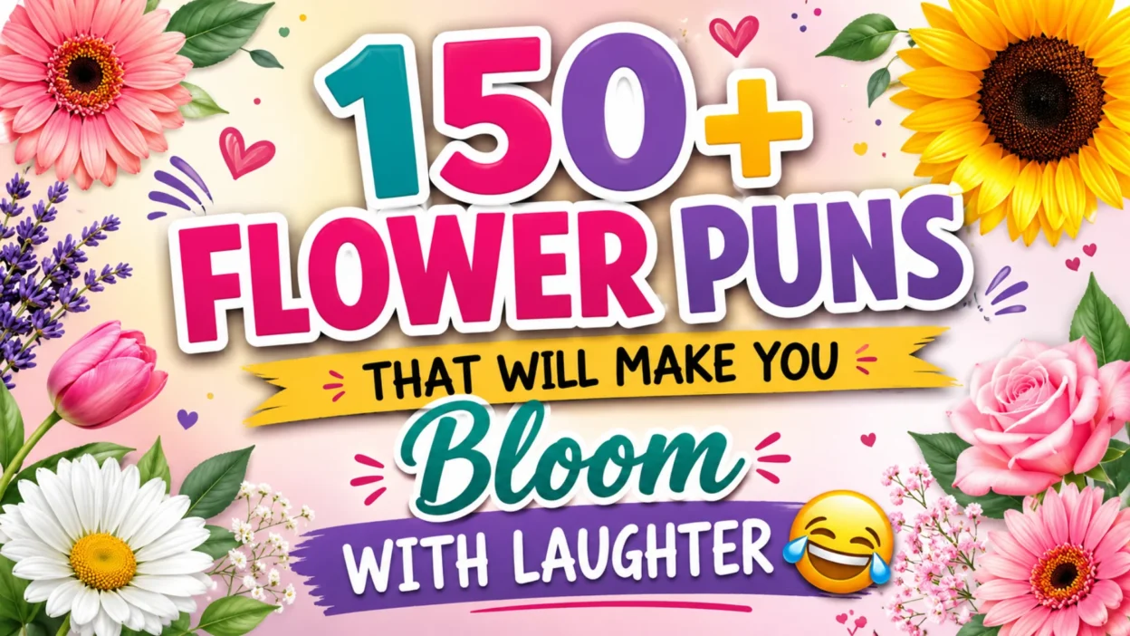 150+ flower puns that will make you bloom with laughter