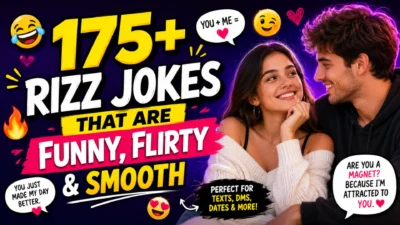 175+ rizz jokes that are funny, flirty, and smooth with a playful couple