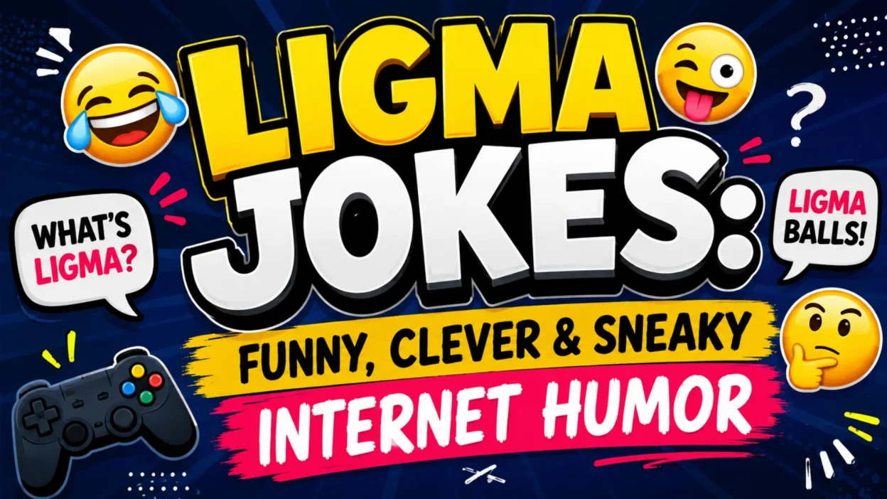 Ligma jokes funny clever and sneaky internet humor graphic