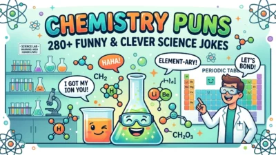 Chemistry Puns: 280+ Funny & Clever Science Jokes
