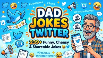 Dad Jokes Twitter: 239+ Funny, Cheesy & Shareable Jokes
