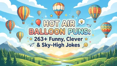 Hot Air Balloon Puns: 263+ Funny, Clever & Sky-High Jokes