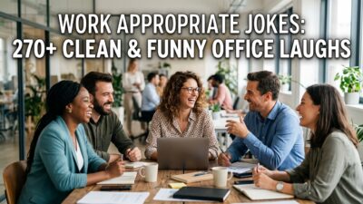 Work Appropriate Jokes: 270+ Clean & Funny Office Laughs