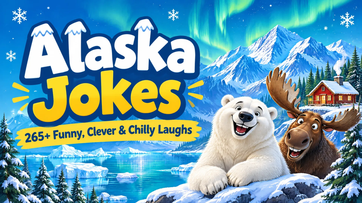 Alaska Jokes: 265+ Funny, Clever & Chilly Laughs