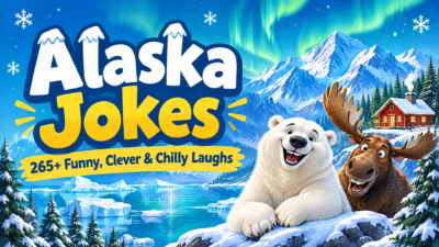 Alaska Jokes: 265+ Funny, Clever & Chilly Laughs