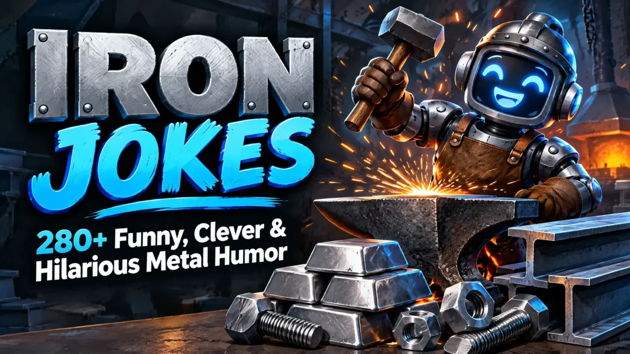 Iron Jokes: 280+ Funny, Clever & Hilarious Metal Humor