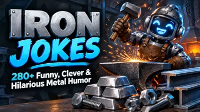 Iron Jokes: 280+ Funny, Clever & Hilarious Metal Humor