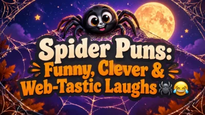 Spider Puns: Funny, Clever & Web-Tastic Laughs 🕷️😂
