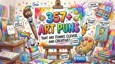 357+ Art Puns That Are Funny, Clever, and Creative