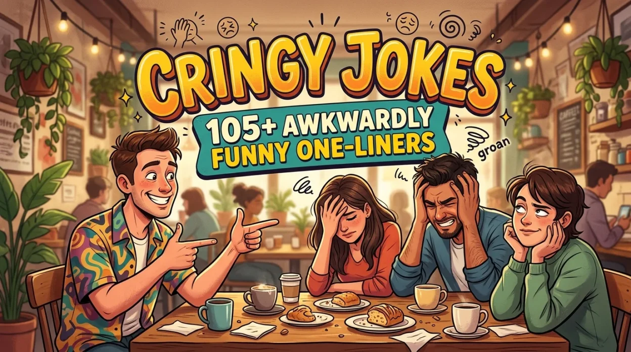 Cringy Jokes: 105+ Awkwardly Funny One-Liners