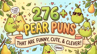 276+ Pear Puns That Are Funny, Cute, and Clever