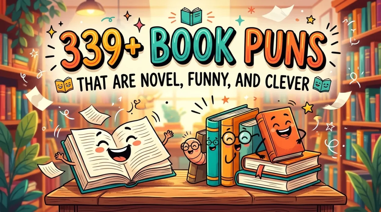 339+ Book Puns That Are Novel, Funny, and Clever