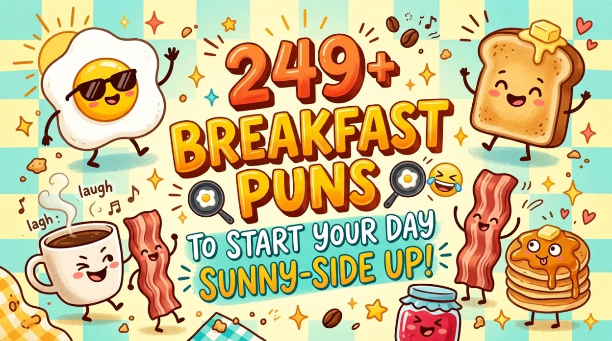 249+ Breakfast Puns to Start Your Day Sunny-Side Up
