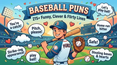 Baseball Puns: 215+ Funny, Clever & Flirty Lines