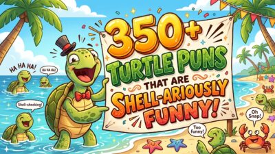 350+ Turtle Puns That Are Shell-ariously Funny