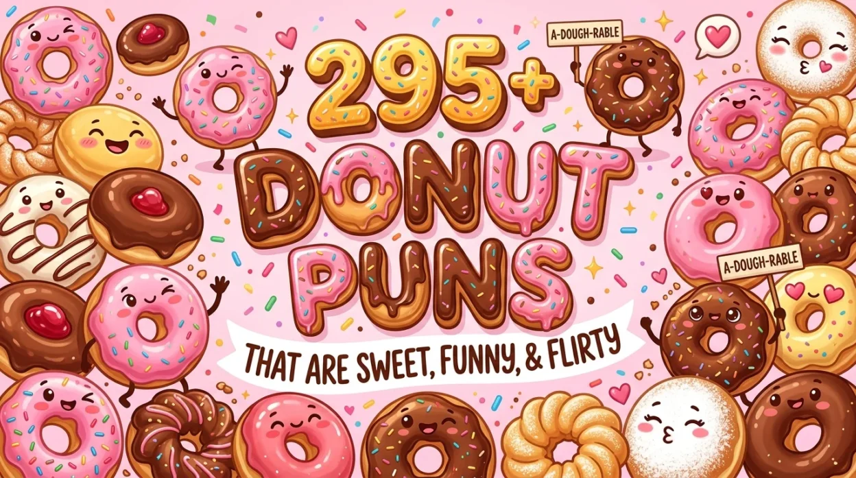 295+ Donut Puns That Are Sweet, Funny, and Flirty