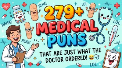 279+ Medical Puns That Are Just What the Doctor Ordered