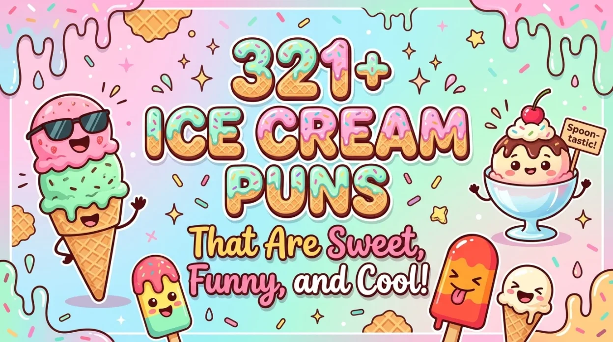 321+ Ice Cream Puns That Are Sweet, Funny, and Cool